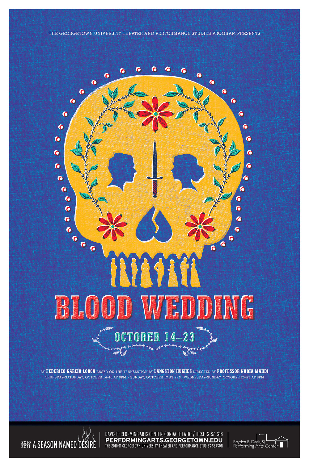 Blood Wedding poster Kelley Galbreath Art Direction & Design